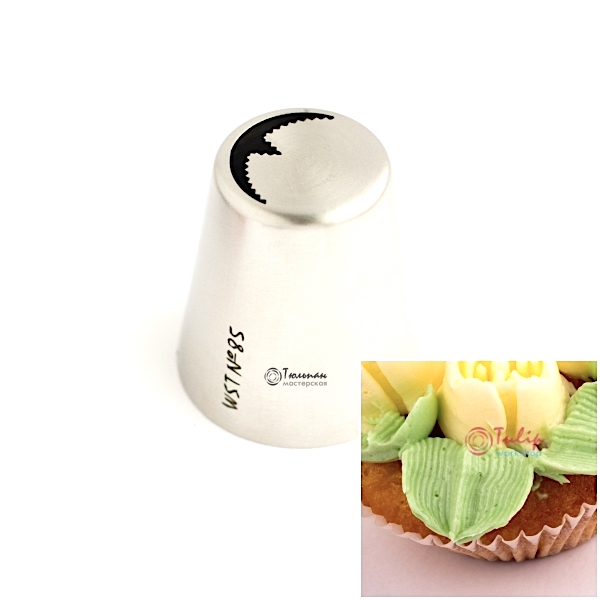 Насадка листик/лепесток A №85 | L размер - Russian Leaf&Petal A Nozzle #85 | L size | By Tulip Workshop