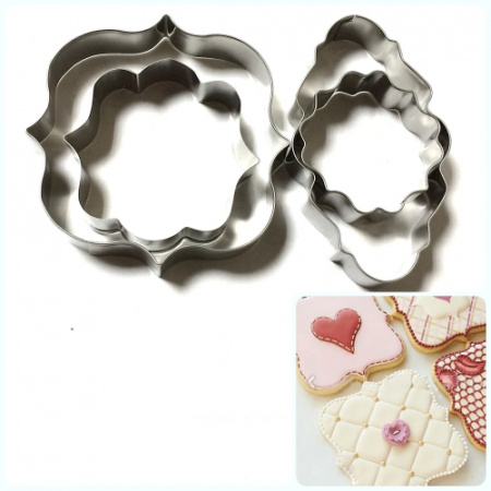 Вырубка стальная Герб 3-6 см | Набор 4 фигуры