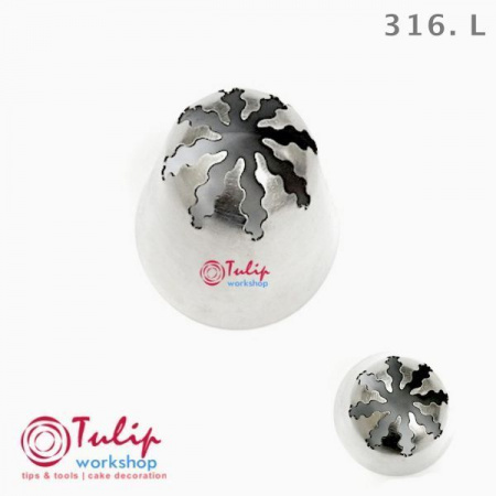 Насадка закрытая звезда №116, 316, 516 | Ruffles (8 волнистых лучей) - Standard closed star tip #116, 316, 516 | Ruffles | by Tulip Workshop