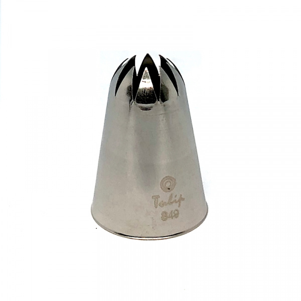 Кондитерская насадка закрытая звезда №849 Tulip™ (diam.11 mm; 10лучей) Кондитерская насадка закрытая звезда №849 Tulip™ (diam.11 mm; 10лучей)