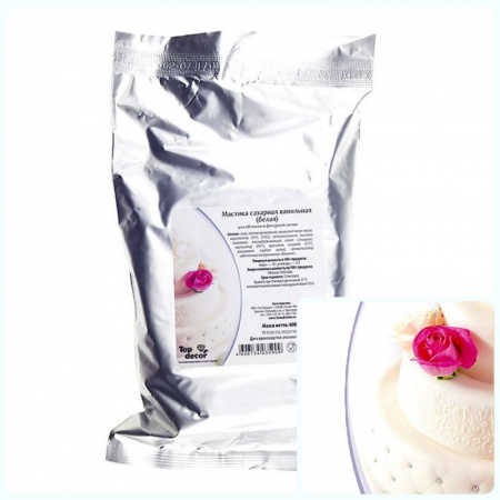 Сахарная Мастика ванильная 0.6 кг | Топ (универсальная)