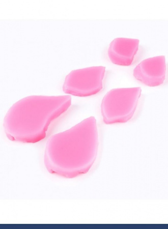 Молд силиконовый (вайнер) лепестки Набор 3 пары (60•30 мм) с6-1