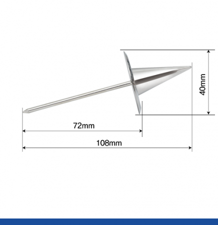 Кондитерские гвоздики Tulip™ №910 конус для роз (Witches Hat)