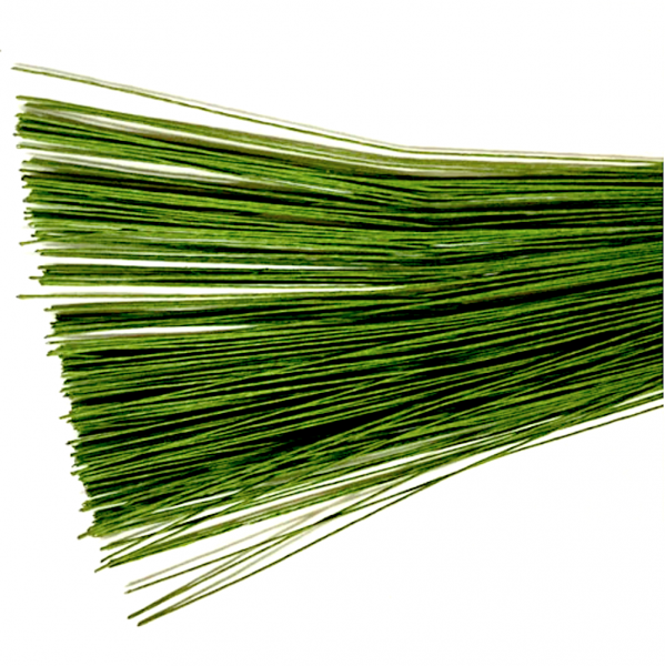 Проволока кондитерская с бумажным покрытием Зелёная | 30 шт