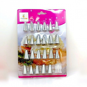 Набор кондитерских насадок 24 шт (23+1) | Эконом