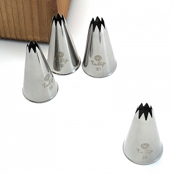 Кондитерская насадка открытая звезда №20 Tulip™ малый размер (diam. 5.5 mm; 8 лучей)