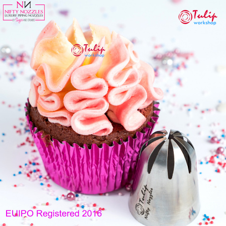 Насадка закрытая звезда №136, 336, 536 (232) | Роза Твист (8 лучей) - Standard closed star tip #136, 336, 536 (232) | Rose Twist | by Tulip Workshop