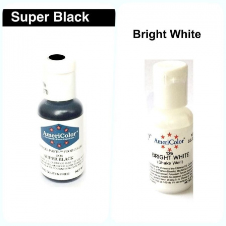 Краситель гелевый Америколор Белый 21 г. | Bright White