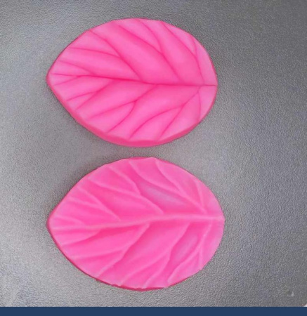 Молд силиконовый (вайнер) Лист Большой риф., комплект 2 шт (70•50 мм)