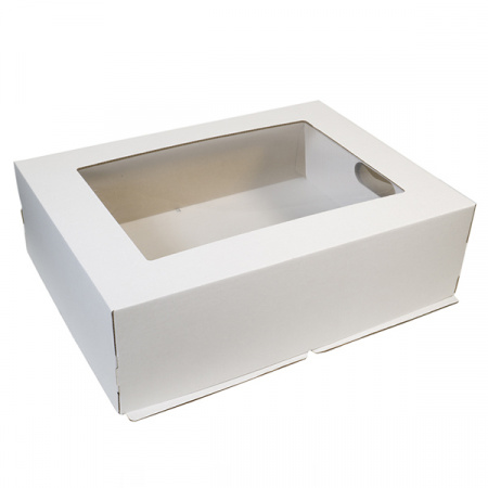 Коробка с окном для торта 30*30*13 см | упаковка 10-50 шт